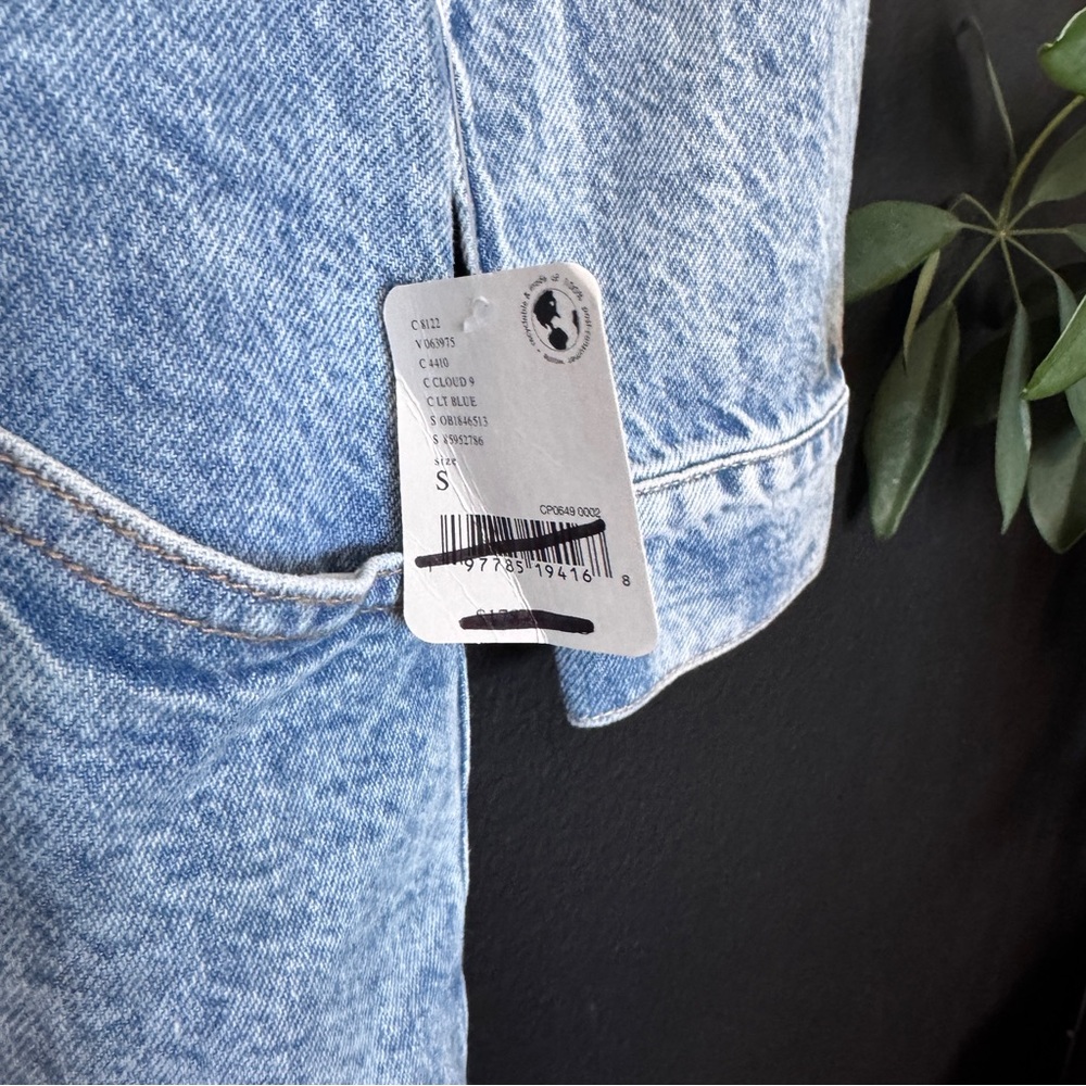 Free People Touch the Sky Denim Jumpsuit - Picture 6 of 7